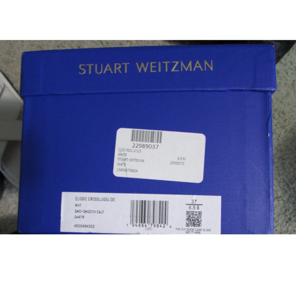 NWT Stuart Weitzman Elodie Cross Lug Slide - Picture 3 of 4